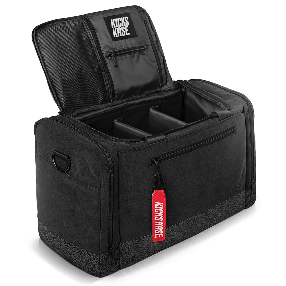 Suede Duffle (Black/Black)