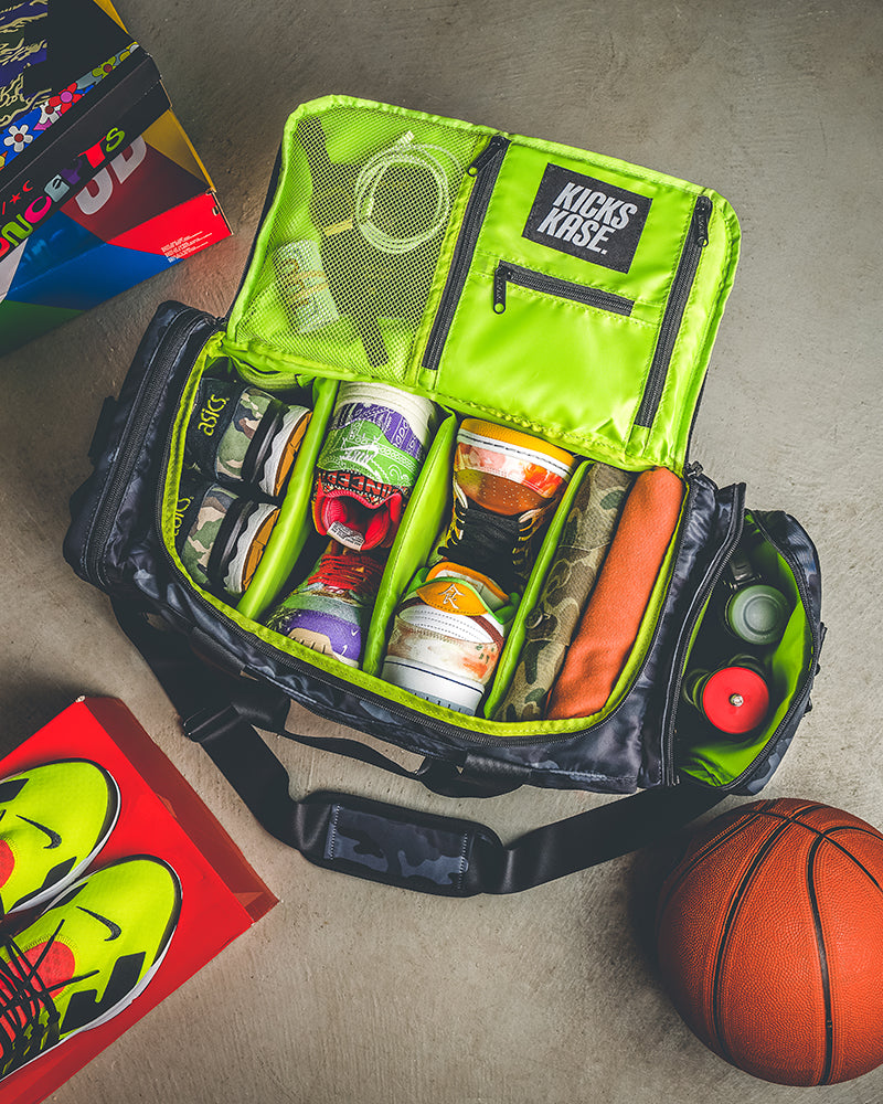 Camo Duffle (Black/Acid Green)
