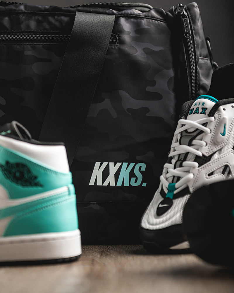 Camo Duffle (Black/Tiffany)