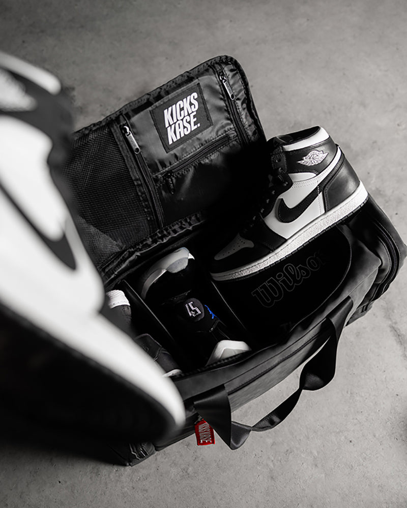 Suede Duffle (Black/Black)