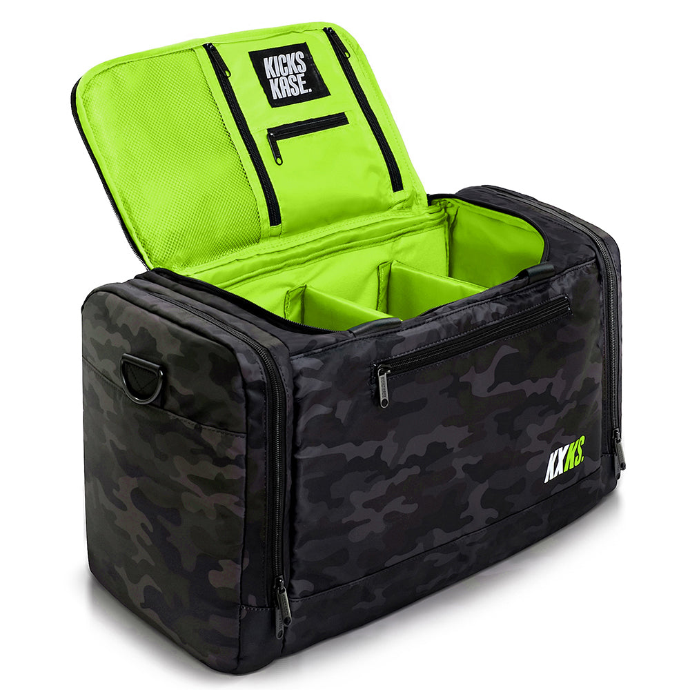 Camo Duffle (Black/Acid Green)