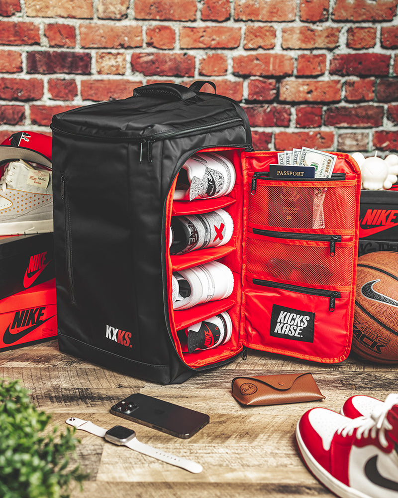 Sneaker Backpack (Black/Red)